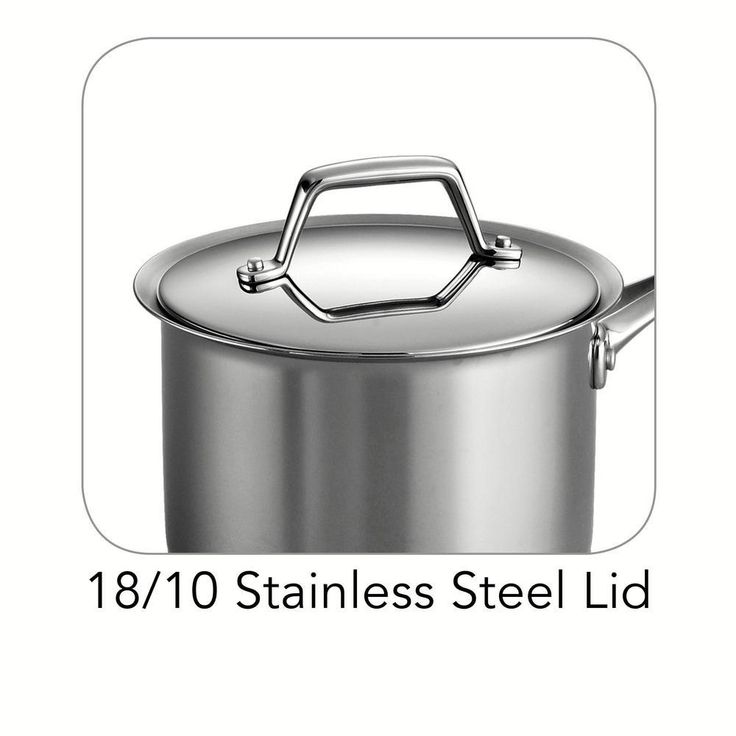 Gourmet Prima 2 qt. Stainless Steel Sauce Pan with Lid