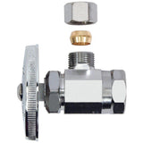 1/2 in. FIP Inlet x 3/8 in. Comp Outlet Multi Turn Angle Valve - Super Arbor