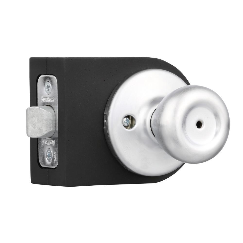 Tylo Satin Chrome Bed/Bath Door Knob - Super Arbor