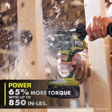 18-Volt ONE+ Lithium-Ion Cordless Brushless 1/2 in. Hammer Drill/Driver Kit with 4.0Ah LITHIUM+ Battery, Charger and Bag