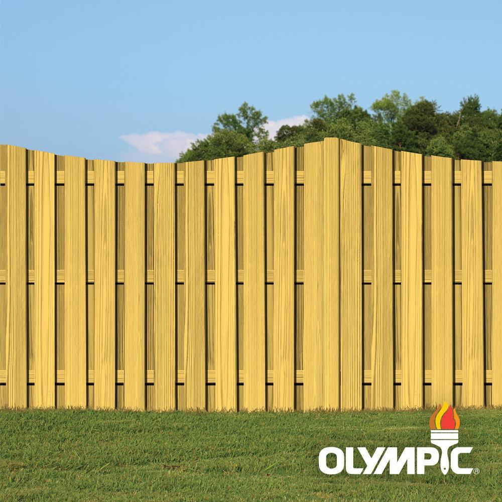 Olympic Maximum 1 gal. Honey Gold Exterior Stain and Sealant in One - Super Arbor