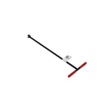 28 in. Solid Steel Water Meter Valve Key with Grips - Super Arbor