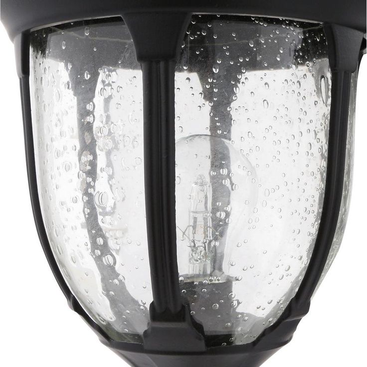 Suffolk 3-Light Matte Black Outdoor Surface-Mount Post Fixture