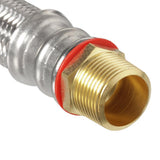 3/4 in. MIP x 7/8 in. Compression x 18 in. Stainless Steel Water Heater Supply Line - Super Arbor