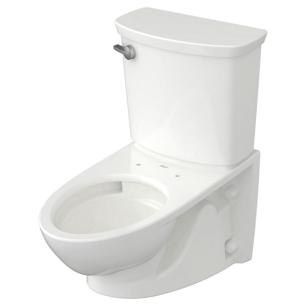 Glenwall VorMax 1.28 GPF Single Flush Toilet with Left Hand Trip Lever in White (Seat Not Included) - Super Arbor