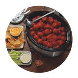 8 Qt. Programmable Stainless Steel Slow Cooker with Built-In Timer and Temperature Settings