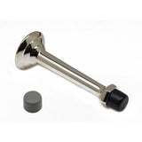 3-3/4 in. Solid Brass Fancy 3-Ring Base Door Stop in Matte Black - Super Arbor