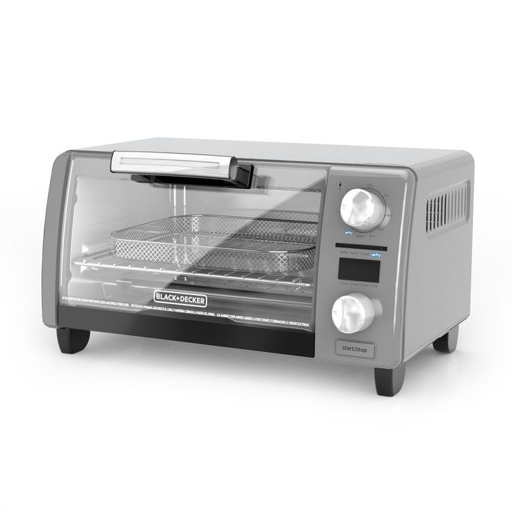 Crisp 'n Bake 4-Slice Silver Countertop Oven
