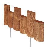 Greenes Fence 18 in. L x 1.5 in. W Half Log Edging (12-Pack) - Super Arbor