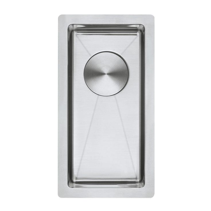 10 in. by 18 in. Modena Undermount Wet Bar Sink Kit Stainless Steel 16-Gauge Tight Radius