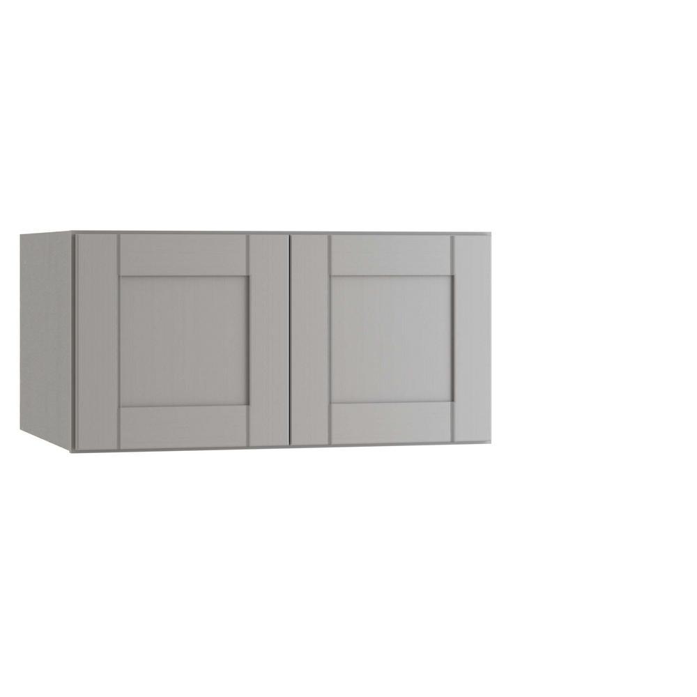 Vesper White Shaker Assembled Plywood 30 in. x 30 in. x 12 in. Wall Kitchen Cabinet with Soft Close - Super Arbor
