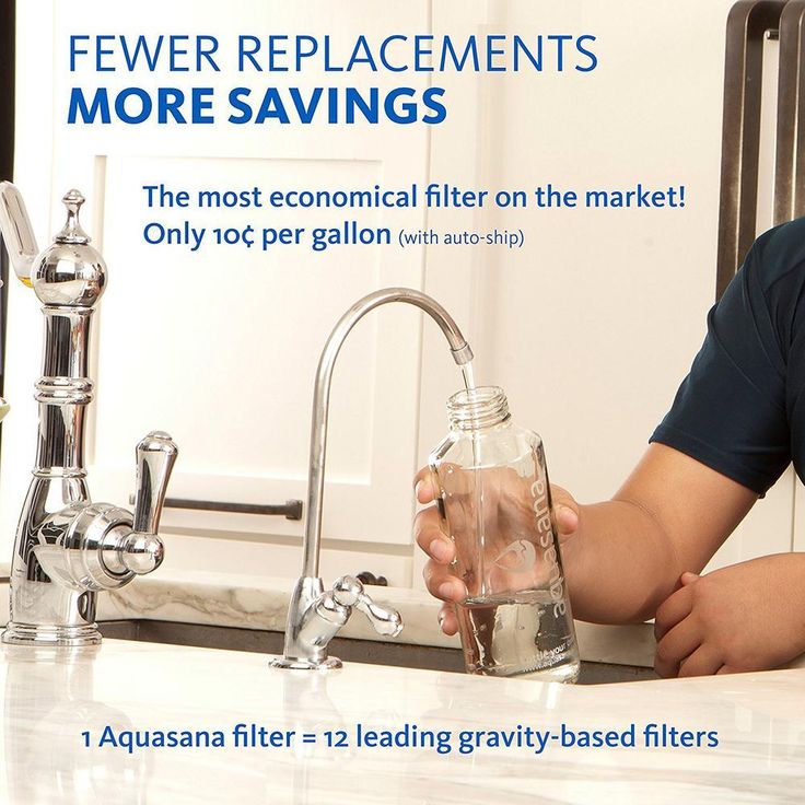 2-Stage Under Counter Water Filtration System with Brushed Nickel Finish Faucet