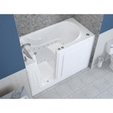 HD Series 30 in. x 60 in. Left Drain Quick Fill Walk-In Air Tub in White - Super Arbor