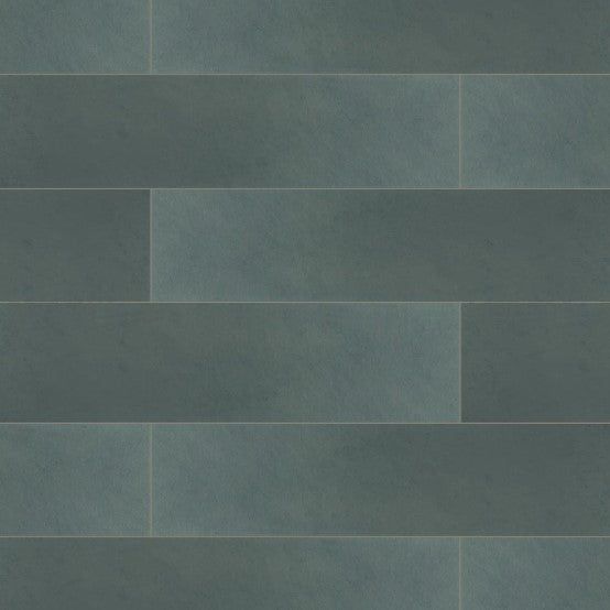 MSI Montauk Blue 4 in. x 12 in. Gauged Slate Floor and Blue Subway Tile (5 sq. ft./Case)