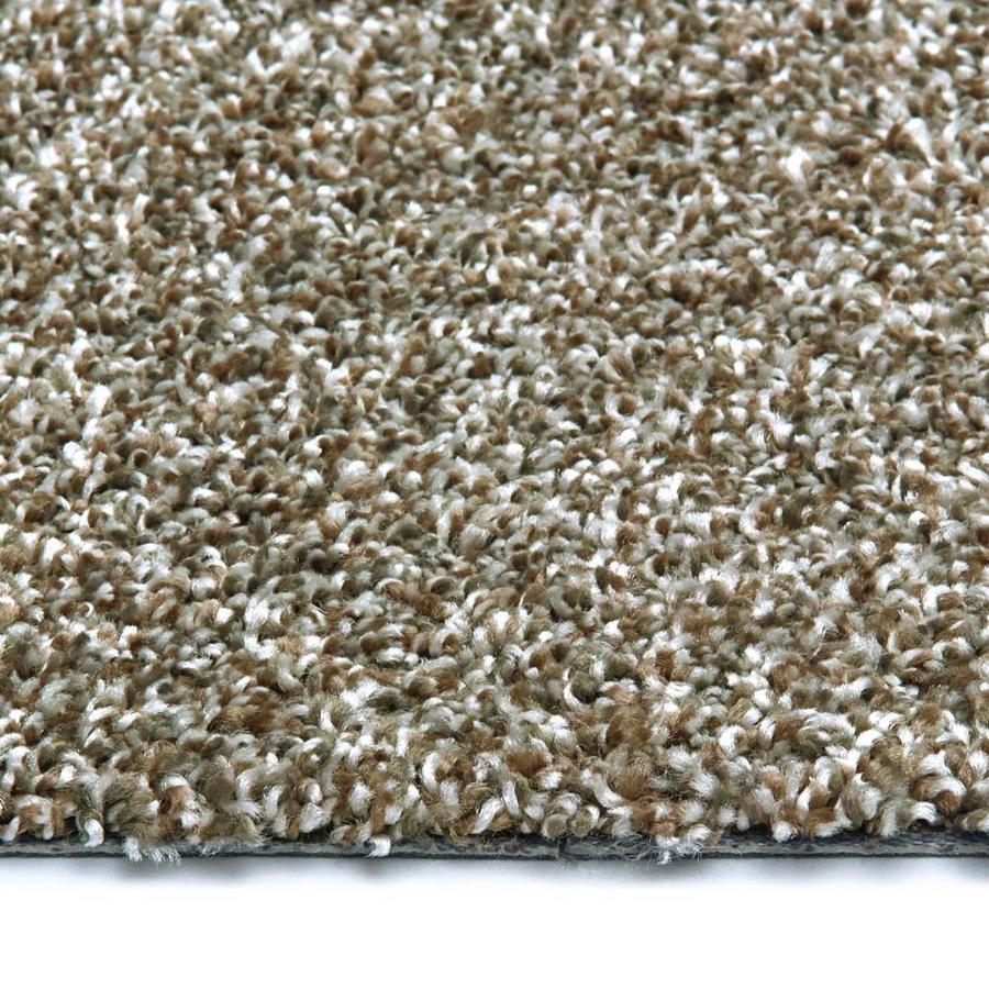 Shaw Floorigami Midnight Snack Cookies and Cream DIY Carpet 8-Pack 24-in Cookies and Cream Textured Peel-and-Stick Carpet Tile