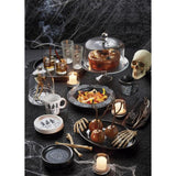 Spider Web Rectangle Black Polyester Tablecloth