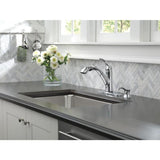 Delta Kessler Chrome 1-Handle Deck-Mount Pull-Out Handle Kitchen Faucet (Deck Plate Included)