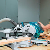10.5 Amp 8-1/2 in. Corded Single Bevel Sliding Compound Miter Saw w/ Electric Brake, Soft Start, LED Light and 48T Blade - Super Arbor