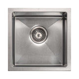 ZLINE 15 in. Boreal Undermount Single Bowl Bar Sink in DuraSnow®Stainless Steel