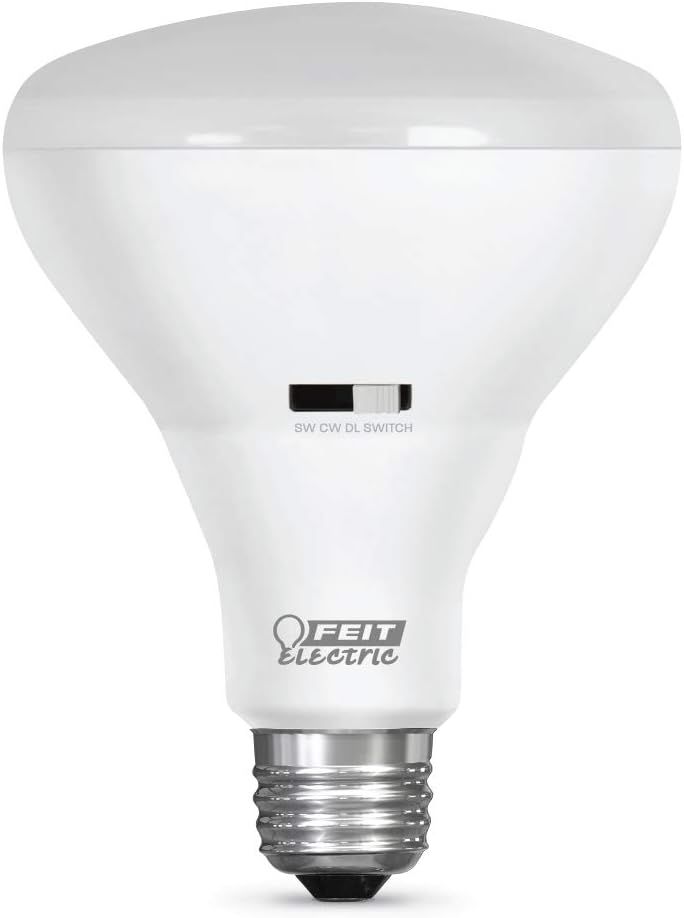 Feit Electric 65-Watt Equivalent Soft White/Cool White/Daylight BR30 IntelliBulb LED Color Choice Light Bulb (12-Pack)