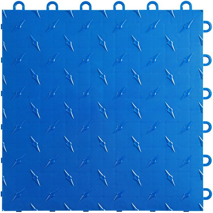Swisstrax 12 in. W x 12 in. L Jet Black Diamondtrax Home Modular Polypropylene Flooring (50-Tile/Pack) (50 sq. ft.)
