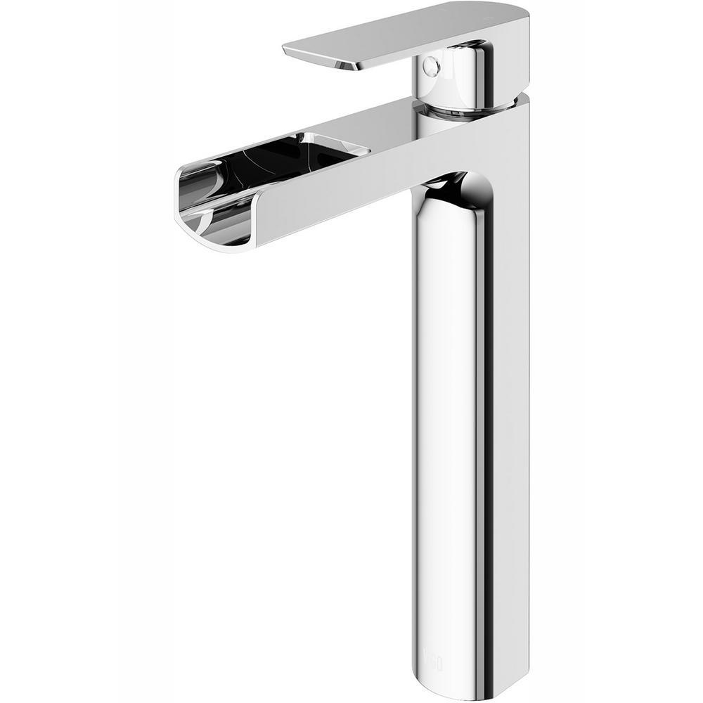 Amada Single Hole Single-Handle Vessel Bathroom Faucet in Matte Black - Super Arbor