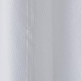 Pawling 72 in. White Solid Cotton Standard Shower Curtain - Super Arbor