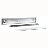 96 in. 2,000/2,500-Watt 240-Volt Electric Baseboard Heater in White - Super Arbor