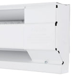 36 in. 750-Watt 240-Volt Electric Baseboard Heater in White - Super Arbor