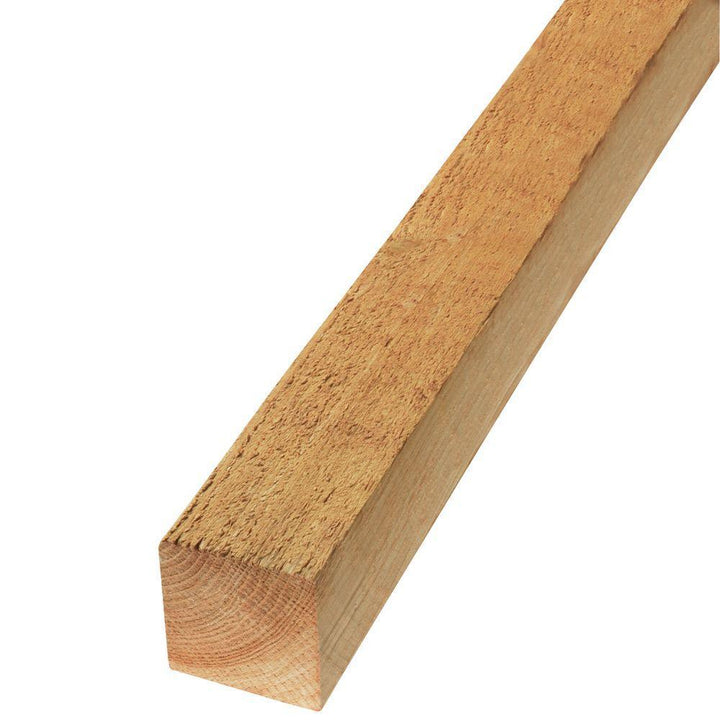 4 in. x 4 in. x 8 ft. Rough Green Western Red Cedar Lumber - Super Arbor