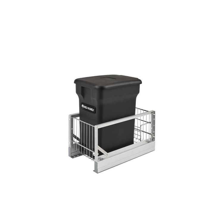 Rev-A-Shelf 24-Quart Plastic Soft Close Pull Out Trash Can