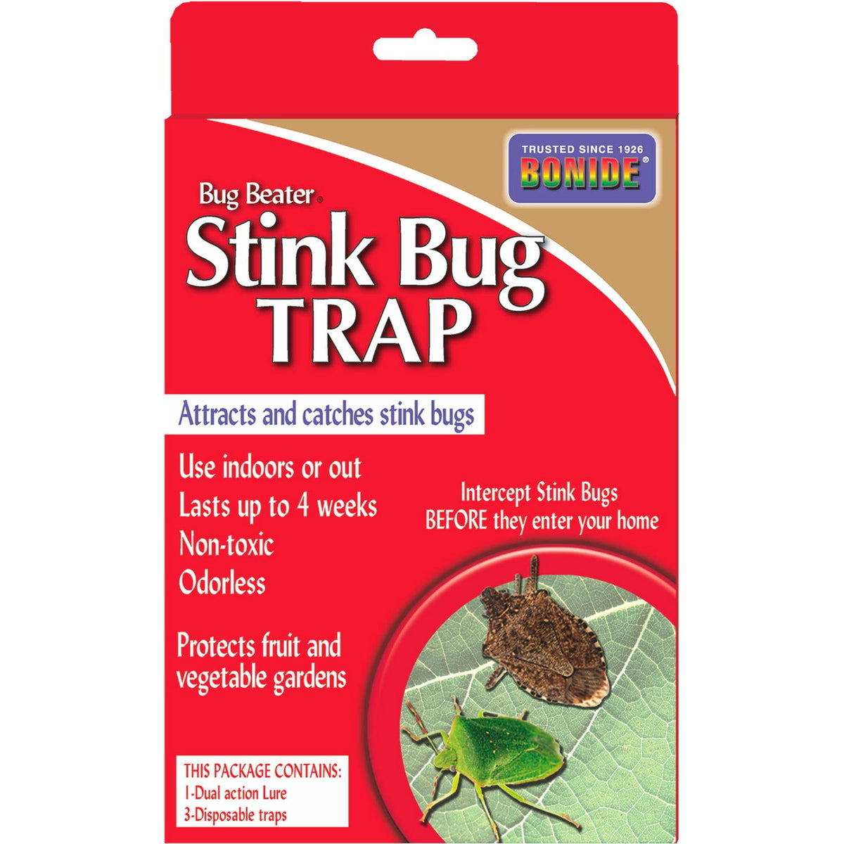 Bonide Bug Beater Stink Bug Trap, 3-Pack