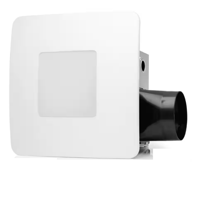 150 CFM Ceiling/Wall Mount Easy Roomside Installation Bathroom/Bath Exhaust Fan w/ Adjustable LED Lighting, ENERGY STAR