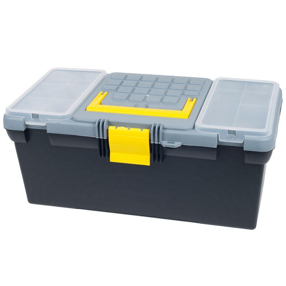 19.75 in. Parts and Crafts 3-in-1 Storage Tool Box - Super Arbor