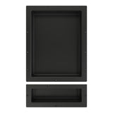 Redi Niche 16 in. W x 26 in. H x 4 in. D Shampoo - Soap Double Niche Set - Super Arbor