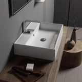Nameeks Teorema Wall Mounted Bathroom Sink in White