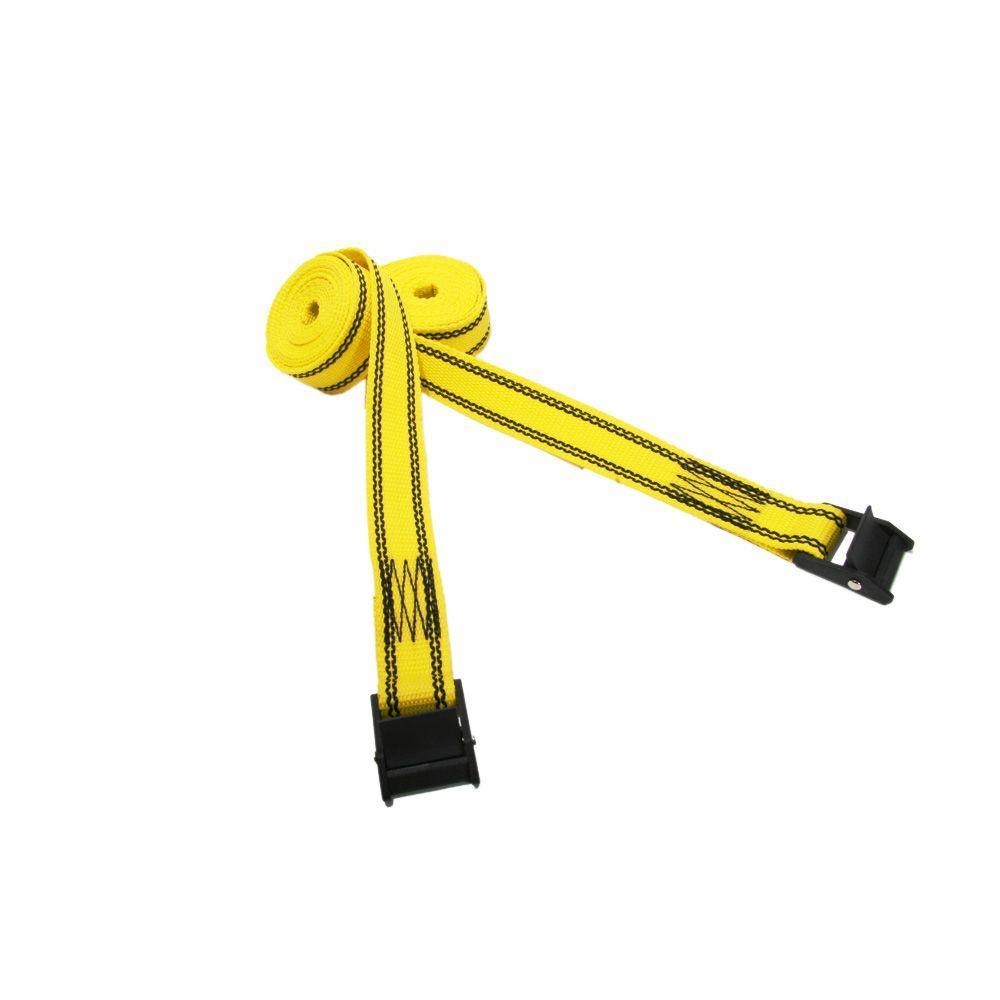8 ft. x 1-1/4 in. Nylon Cam Buckle Lashing Straps (2-Pack) - Super Arbor
