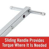 10 in. to 17 in. Model 1019 Telescoping Basin Wrench - Super Arbor
