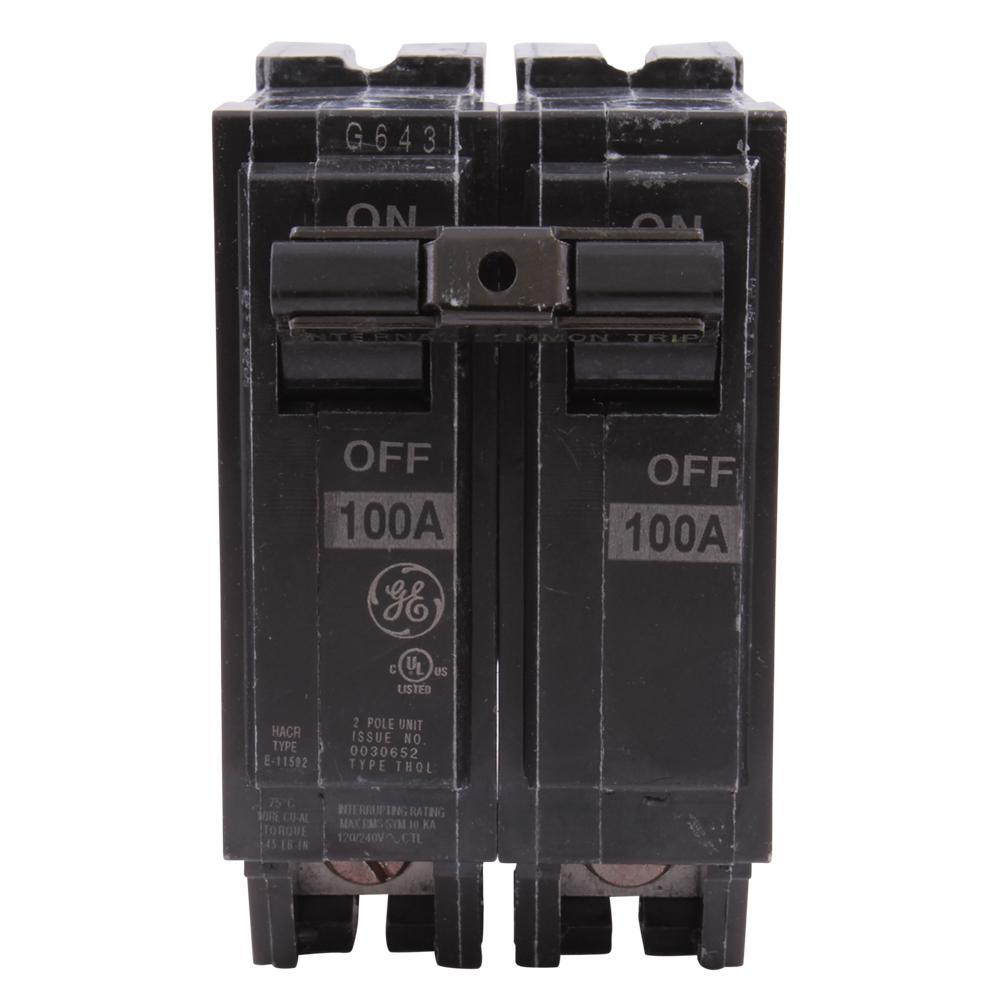 Q-Line 100 Amp 2 in. Double-Pole Circuit Breaker - Super Arbor