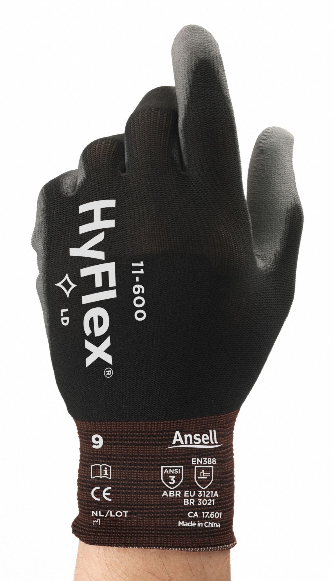HYFLEX HyFlex 11-600 XS Coated Gloves - ANSI Abrasion Level 3
