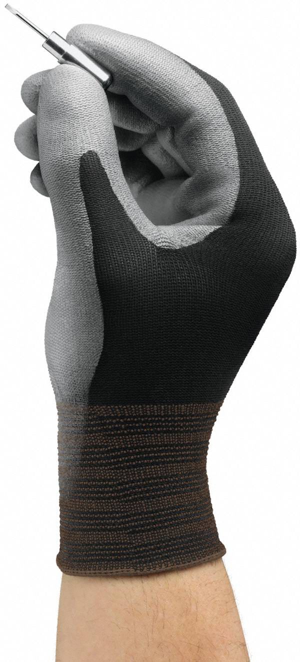 HYFLEX 11-600 Polyurethane Palm Dipped Gloves, Size L