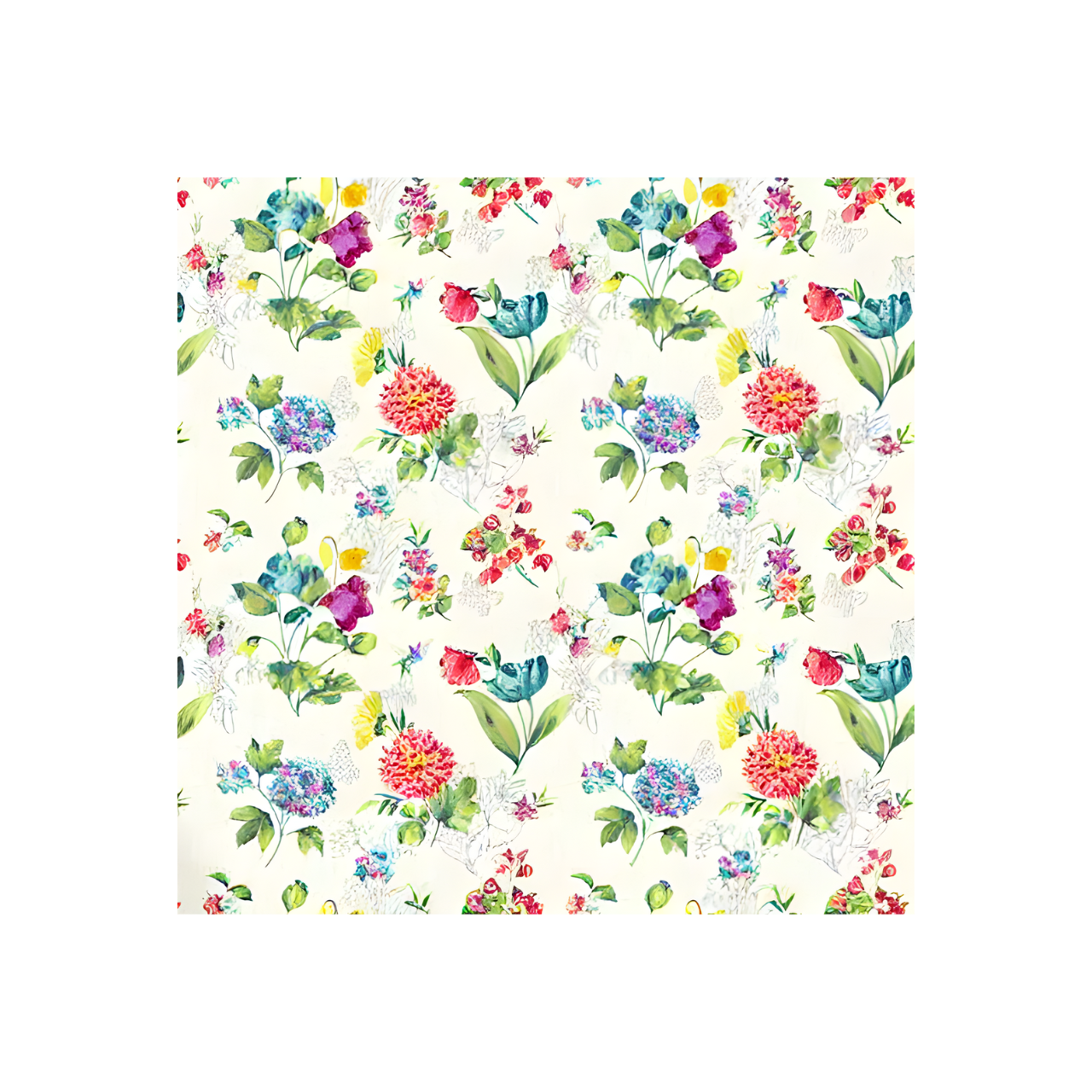 The Pioneer Woman Peel and Stick Wallpaper, Blooming Bouquet, 18" X 18.86'