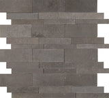 MSI Neptune 3D 12 in. x 12 in. x 10mm Honed Basalt Mesh-Mounted Mosaic Tile (10 sq. ft. / case)