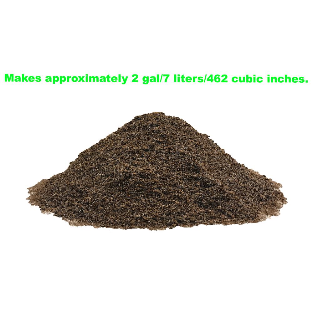 Viagrow 1.4 lbs. Premium Soilless Coconut Coir Brick Grow Media (12-Pack) - Super Arbor