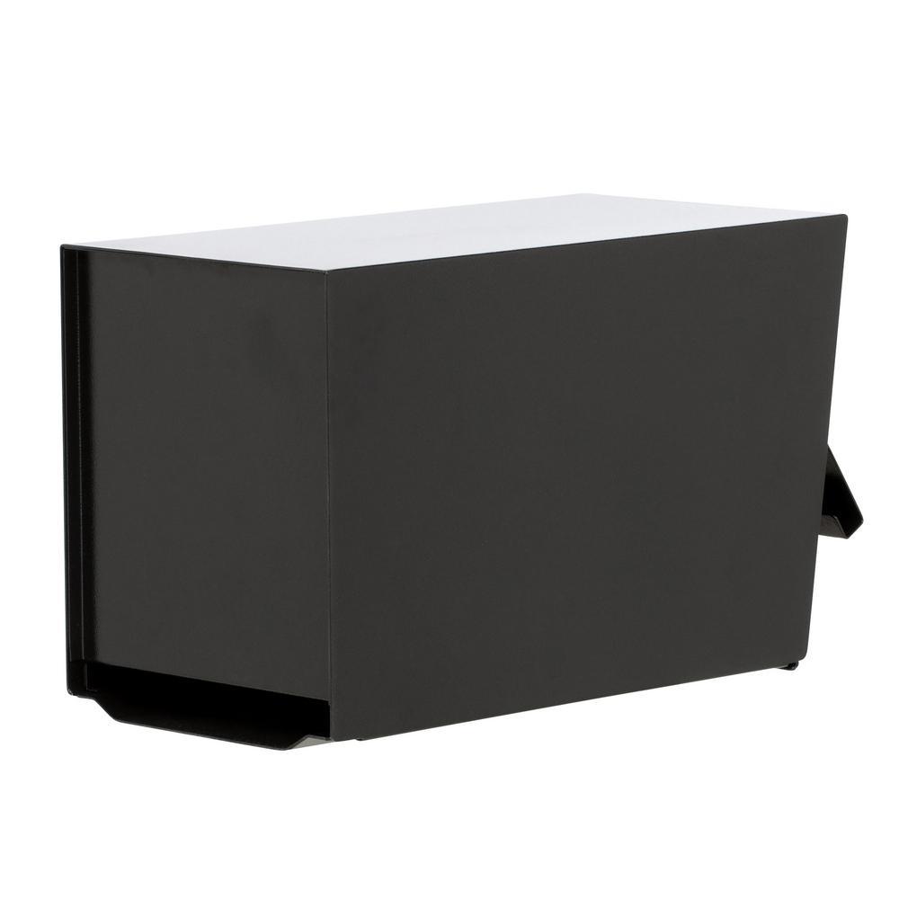 Locking Post Mount Mailbox with High Security Reinforced Patented Locking System, Black - Super Arbor