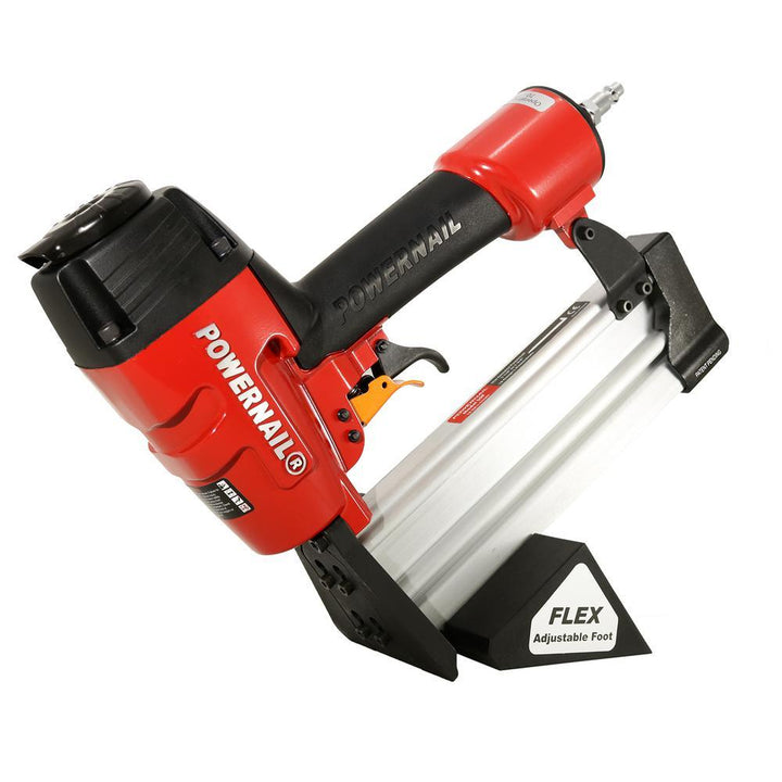 F-Series 18-Gauge Pneumatic Trigger-Pull Engineered Flooring Nailer - Super Arbor