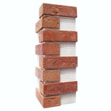 Brickwebb Rushmore Thin Brick Sheets - Corners (Box of 3 Sheets) 21 in x 15 in (5.3 linear ft.) - Super Arbor