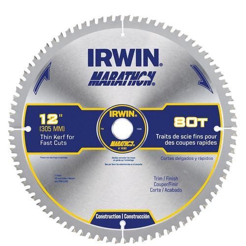 IRWIN Marathon 12-in 80-Tooth Standard tooth Carbide Circular Saw Blade