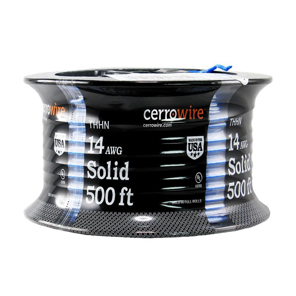 500 ft. 14/1 White Solid THHN Wire - Super Arbor