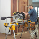 15 Amp Corded 12 in. Sliding Miter Saw with Rolling Miter Saw Stand